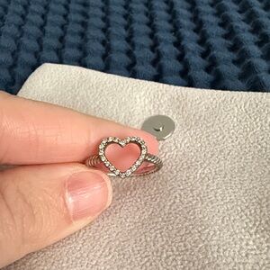 David Yurman Diamond Heart Ring